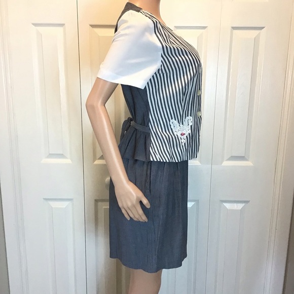 Miss Dorby Vintage Short Sleeve Vest Popover Romper Size 10P - Picture 5 of 8